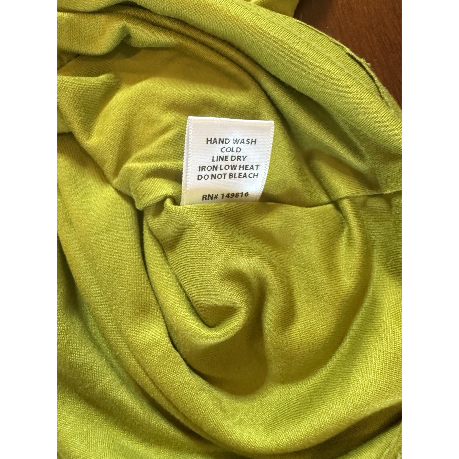 Myellement Boutique Women's 3xl Green Solid Scoop Neck Long Sleeve Stretch Knit — image 6 of 6